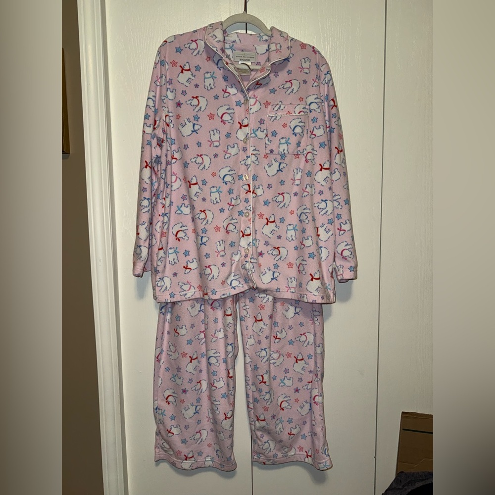KAREN NEUBURGER Encore Fleece Pajama Set